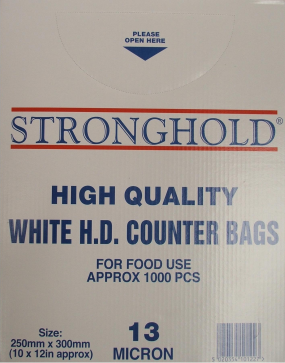 Counter Bags 13 micron Boxed