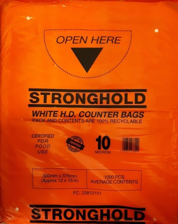 H D Counter Bags 300x375 10 micron Pouched