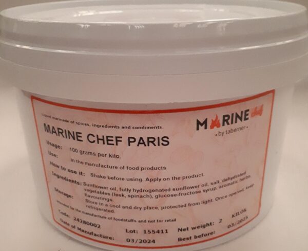 Paris Marinade Oil Based Allergen Free.